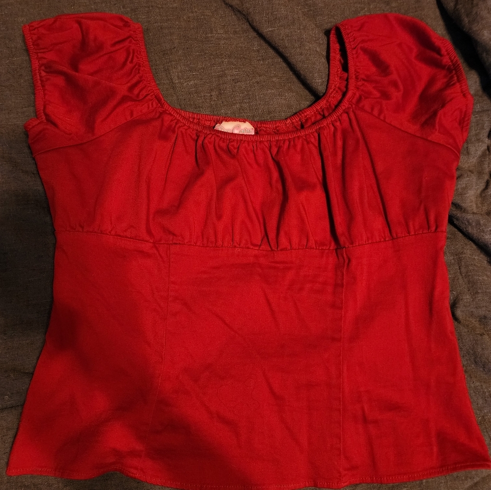 Powder puff top